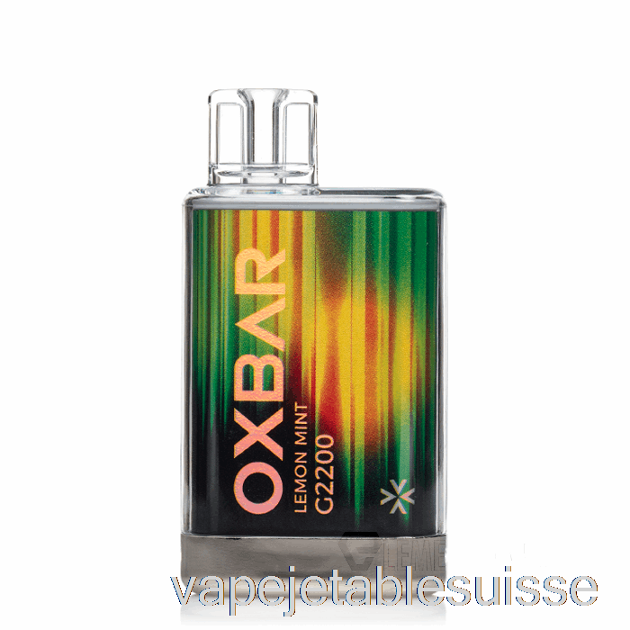 Vape Suisse Oxbar G2200 Jetable Citron Menthe
